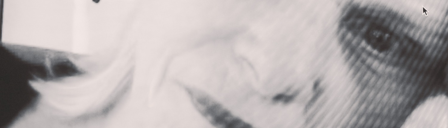 Unscharfes Foto von Dr. Berle wie eine gebrochene Persönlichkeit.