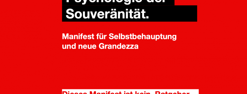 Cover-Bild: Psychologie der Souveränität.