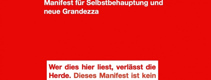 Ethos der Souveränität. ZES-Manifest: ZUSAMMEN FÜR ETHOS UND SOUVERÄNITÄT.