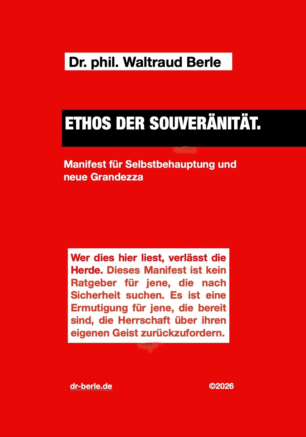 Neuestes Berle-Buch von 2026: Das Manifest für Selbstbehauptung und neue Grandezza